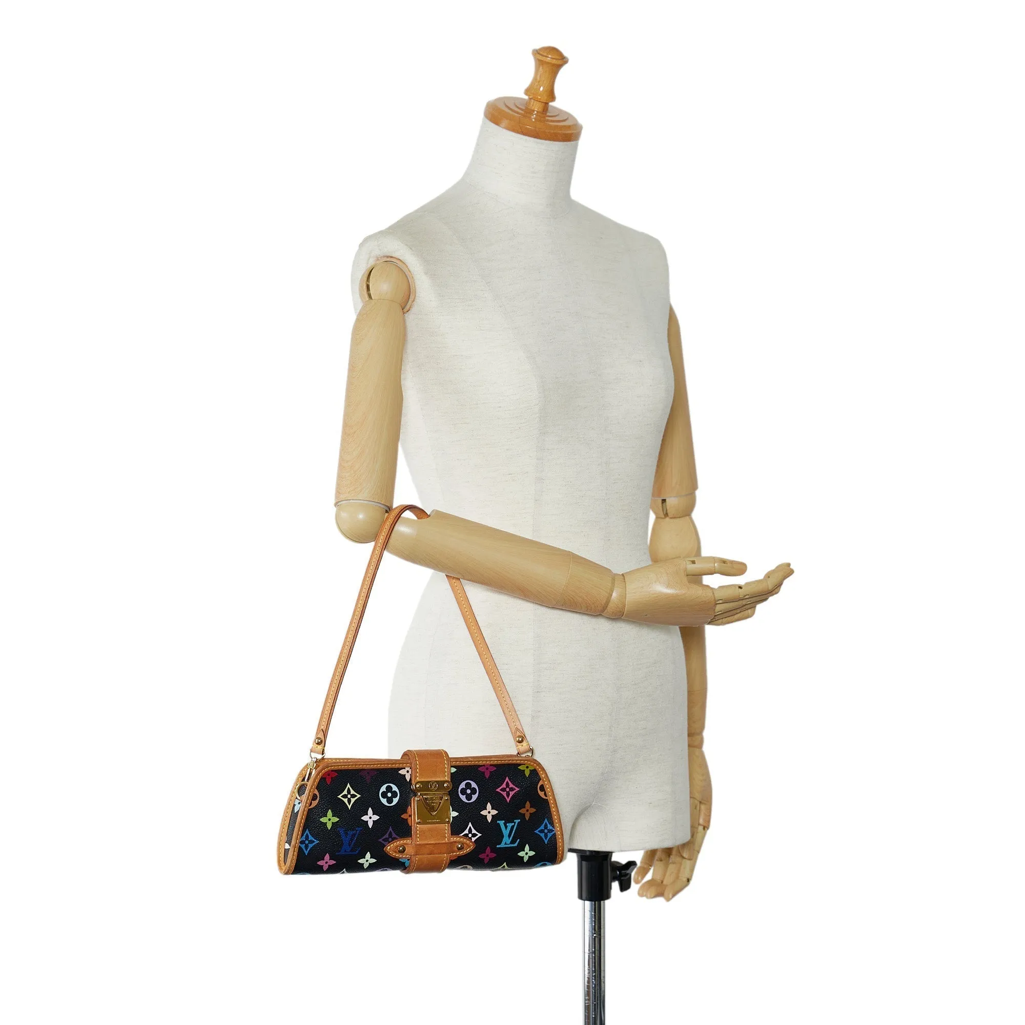 LOUIS VUITTON Monogram Multicolore Shirley Baguette