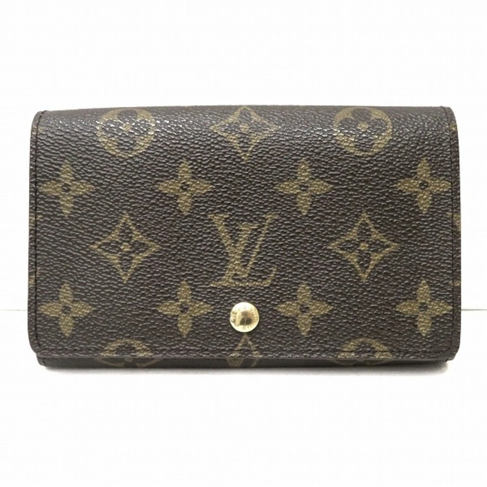 LOUIS VUITTON Monogram Portomone Bie Tresor M61730 Wallet Bifold Women's