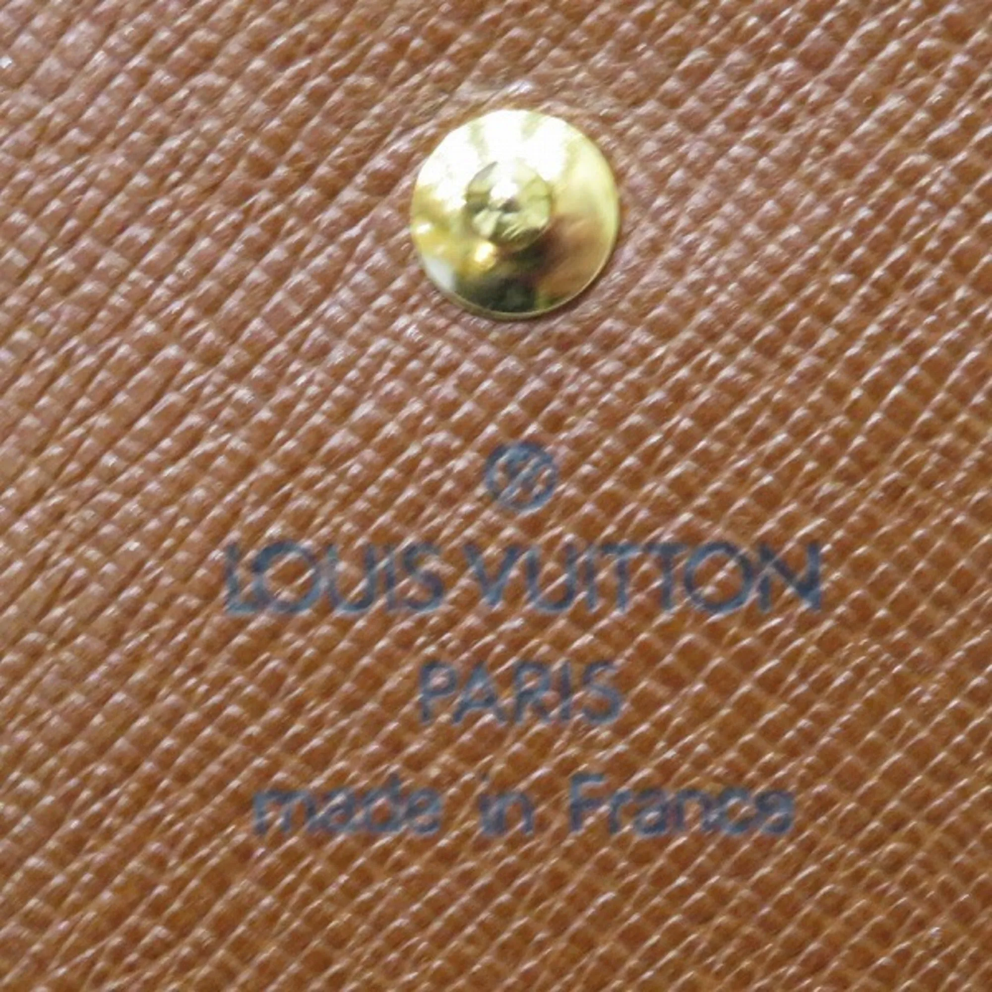 LOUIS VUITTON Monogram Portomone Bie Tresor M61730 Wallet Bifold Women's