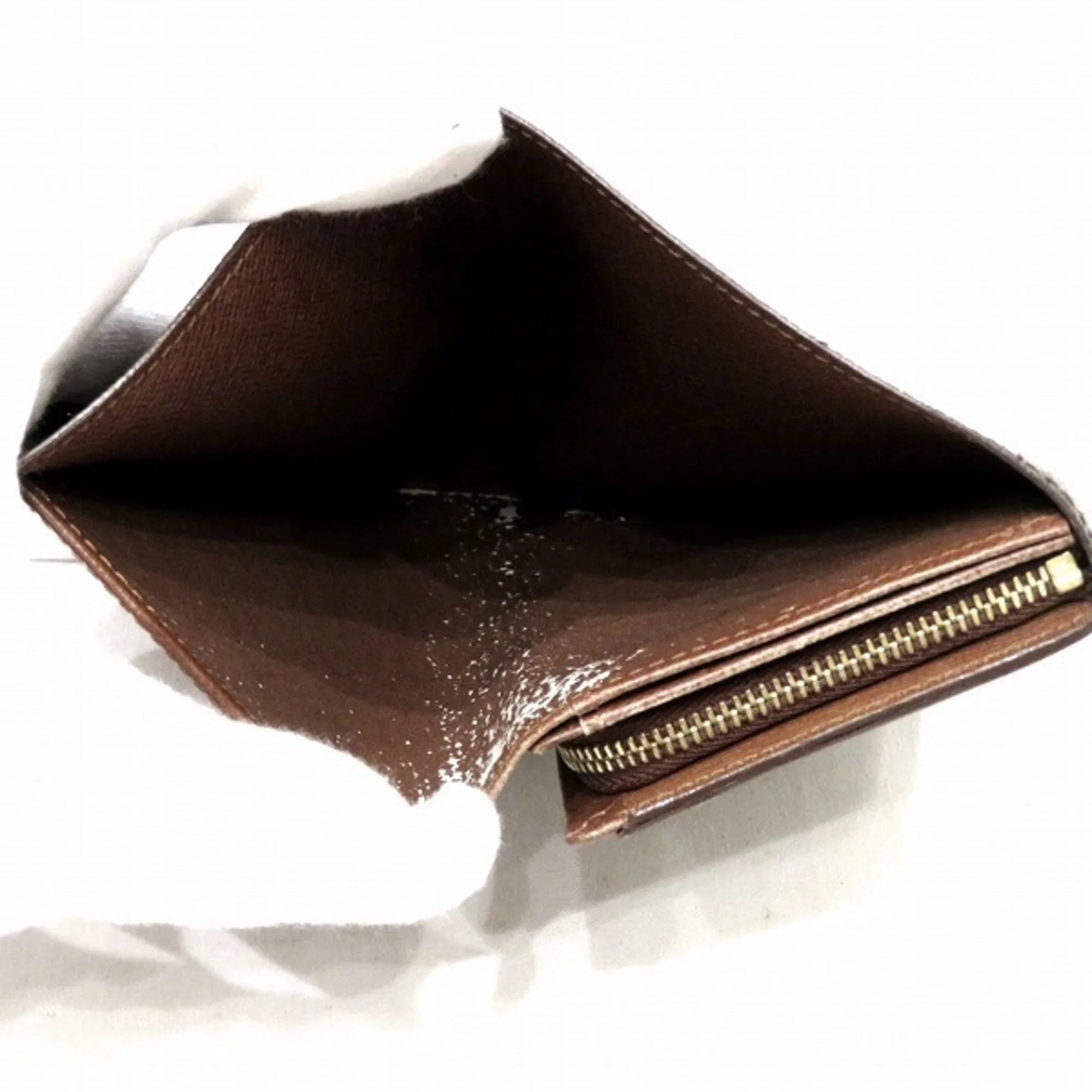 LOUIS VUITTON Monogram Portomone Bie Tresor M61730 Wallet Bifold Women's