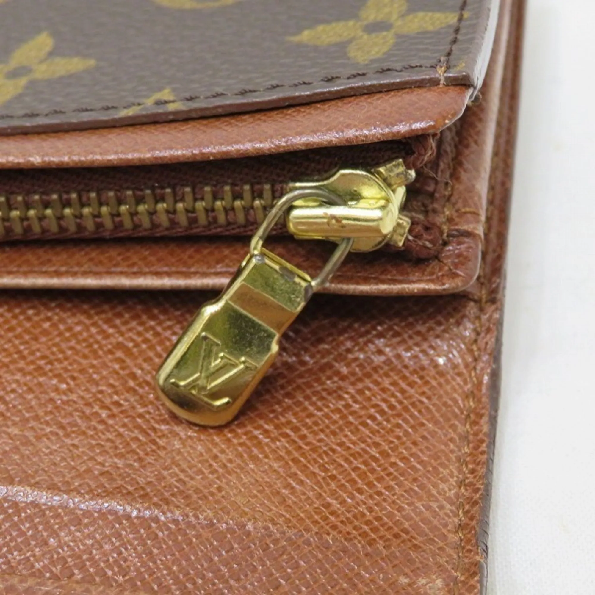 LOUIS VUITTON Monogram Portomone Bie Tresor M61730 Wallet Bifold Women's