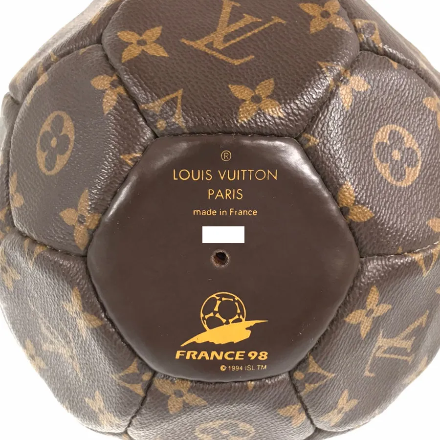 LOUIS VUITTON Monogram Soccer Ball 1998 World Cup Commemorative Limited to 3000 soccer ball