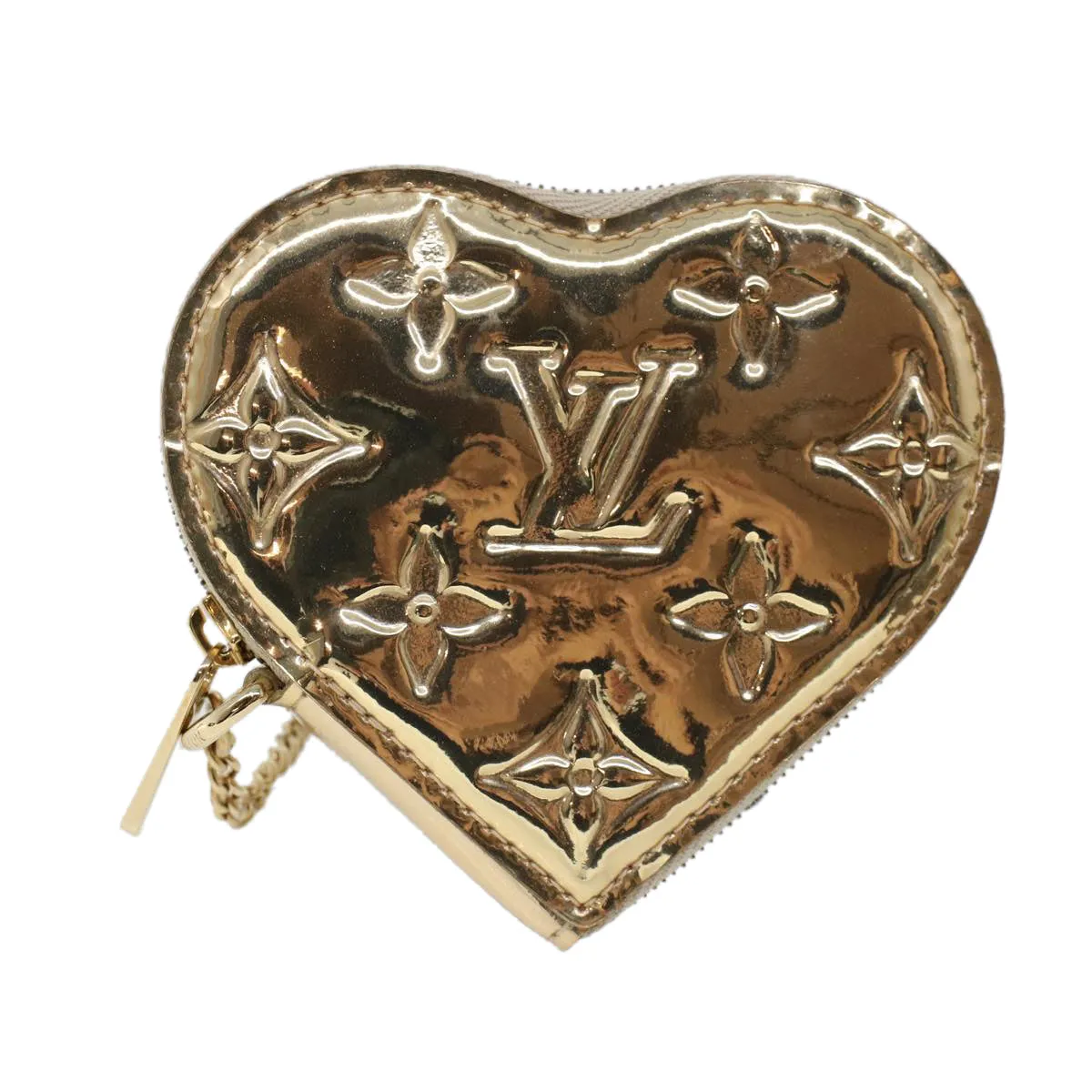 Louis Vuitton Porte Monnaie Coeur  Patent Leather Wallet  ()