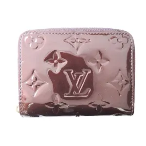 Louis Vuitton Porte Monnaie Zippy  Patent Leather Wallet  ()