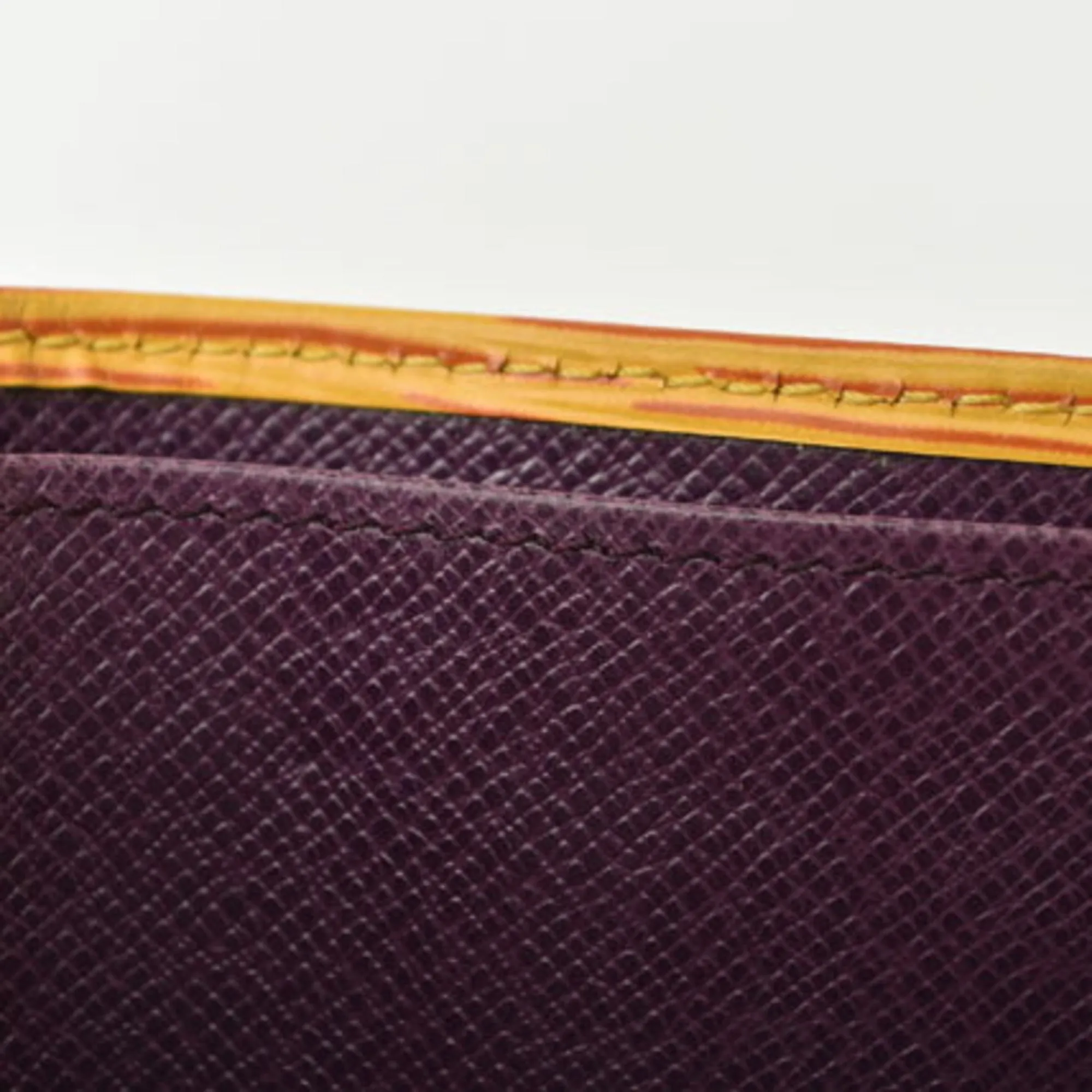 LOUIS VUITTON Wallet Epi Vintage Discontinued  Folding M63549 Tassili Yellow