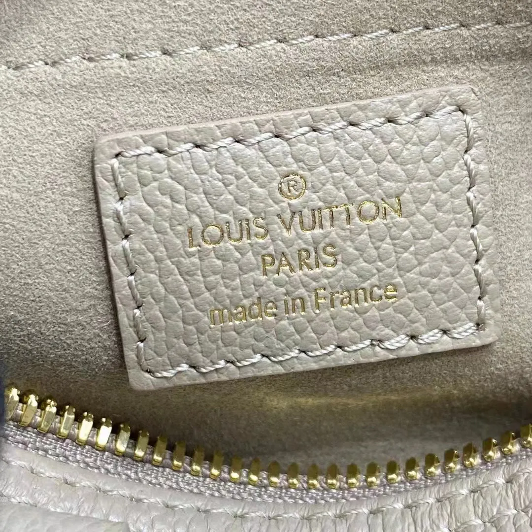 Louis Vuitton Women Papillon BB Dove Cream Embossed Supple Grained Cowhide Leather