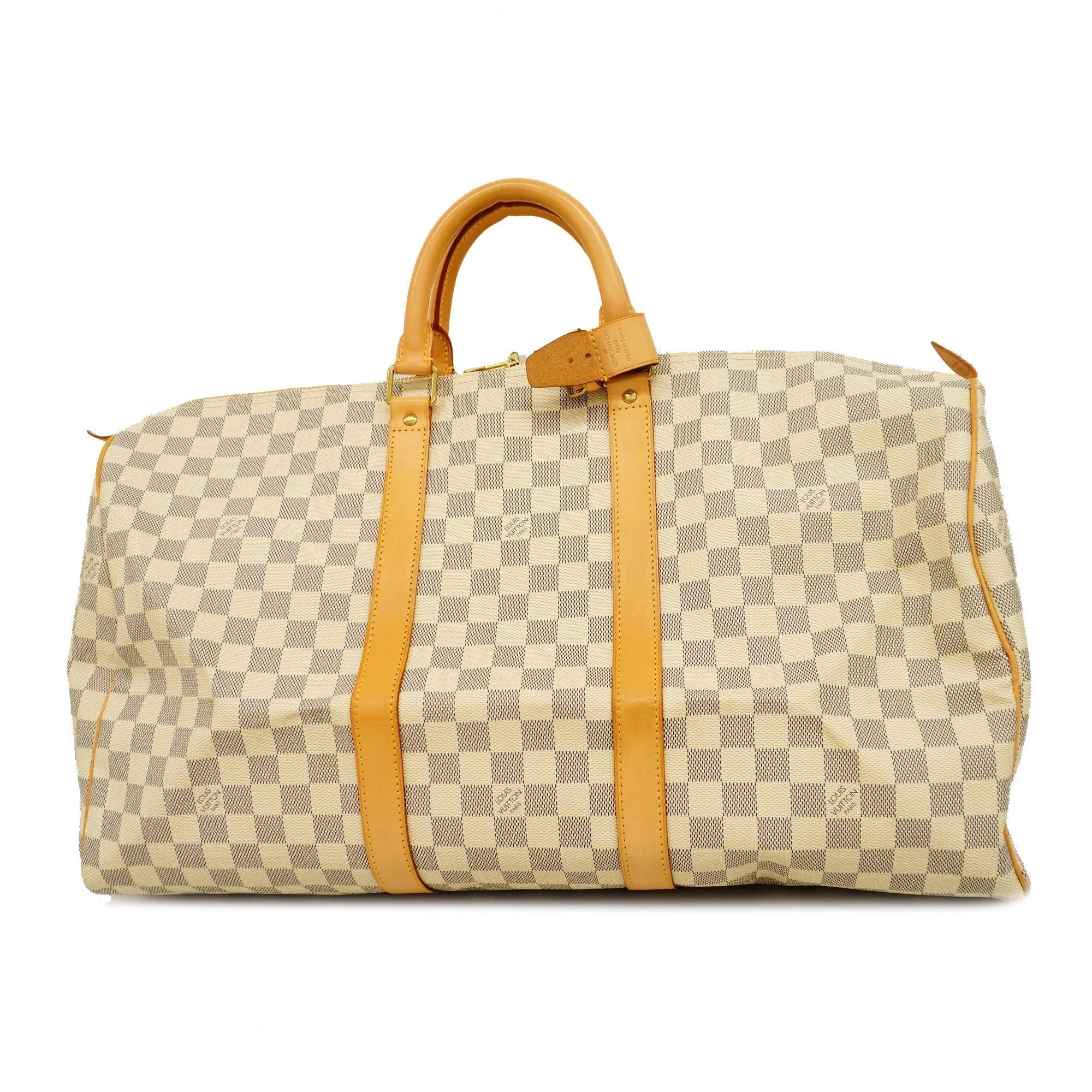 LOUIS VUITTONAuth  Damier Azur Keepall 50 N41430 Boston Bag