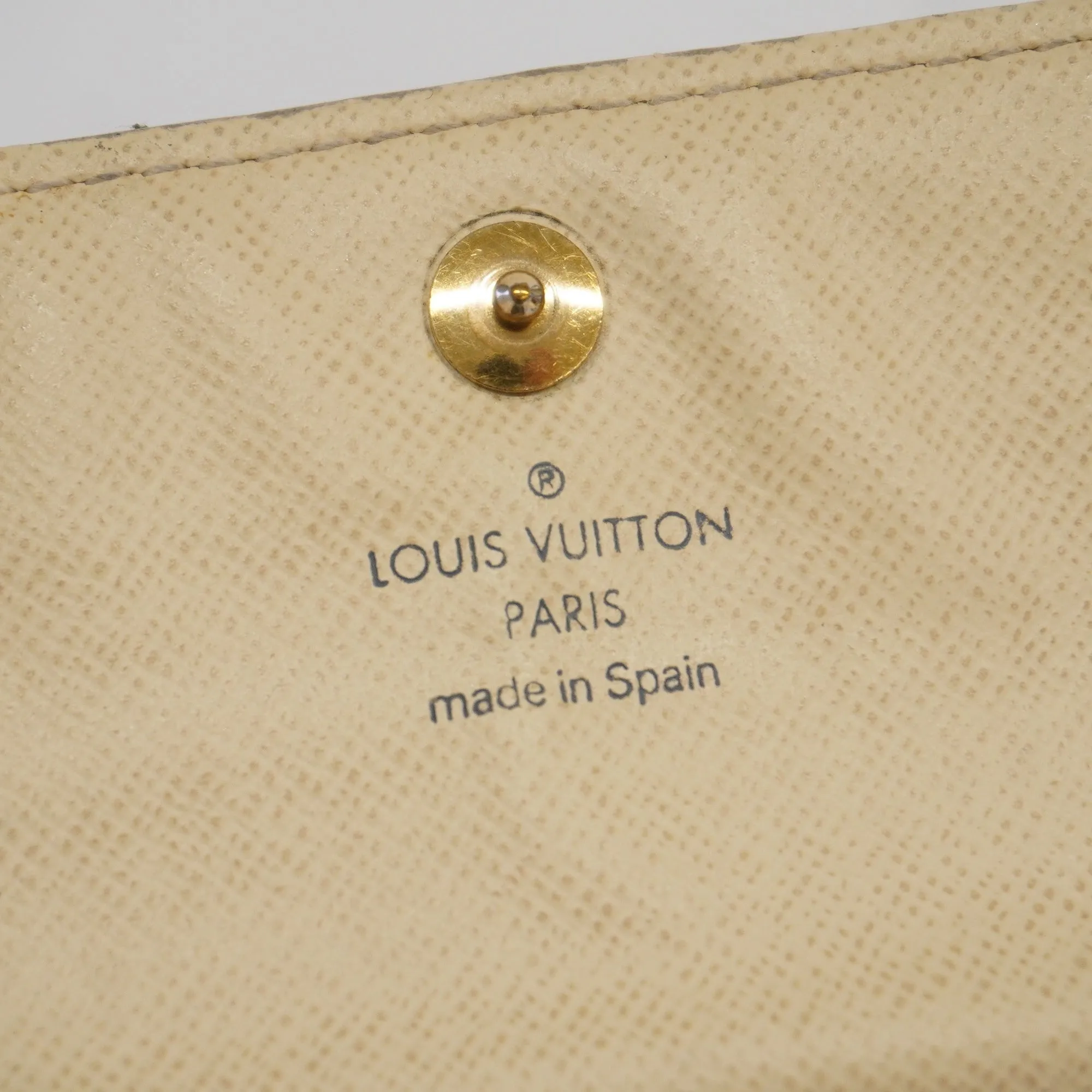 LOUIS VUITTONAuth  Damier Azur Portofeuil Alexandra N63068 Women's Wallet