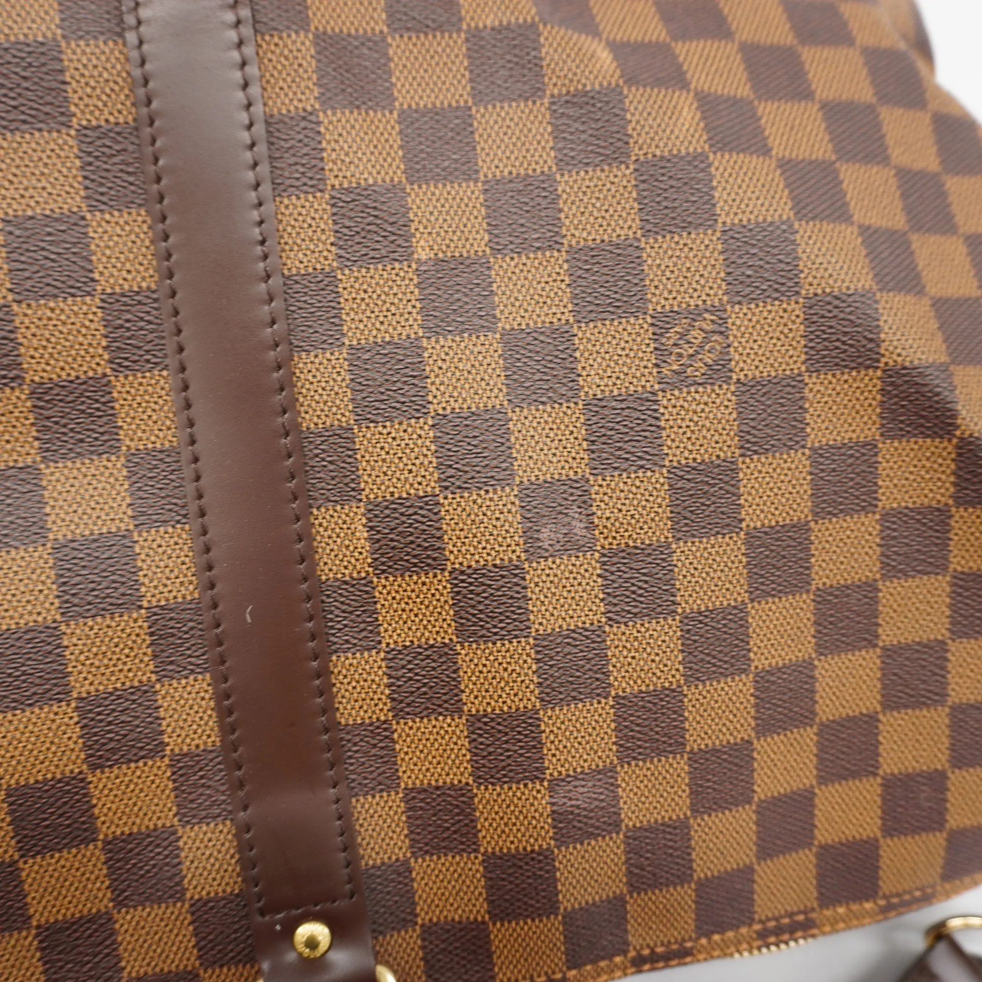 LOUIS VUITTONAuth  Damier Keepall Bandouliere 55 N41414 Boston Bag