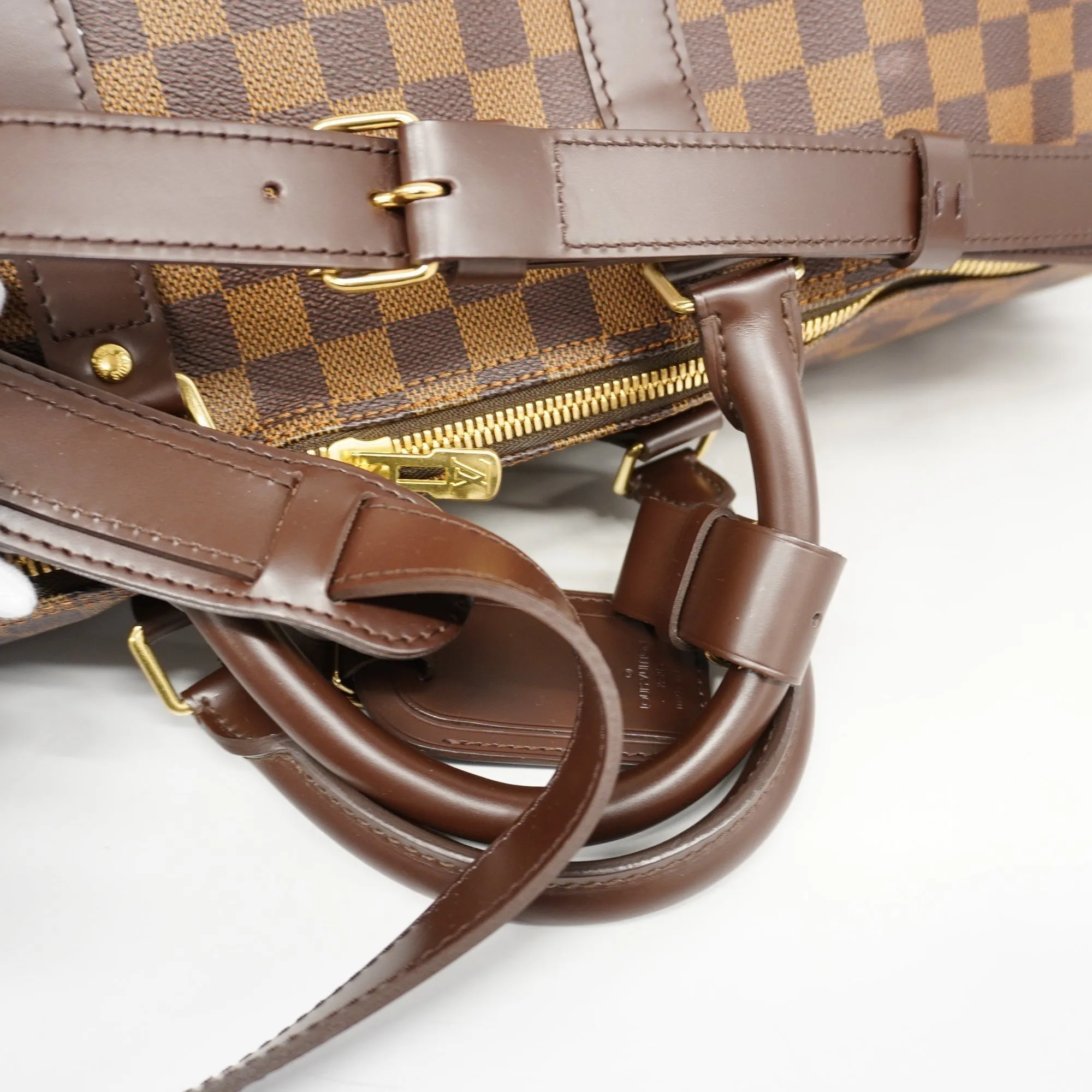 LOUIS VUITTONAuth  Damier Keepall Bandouliere 55 N41414 Boston Bag