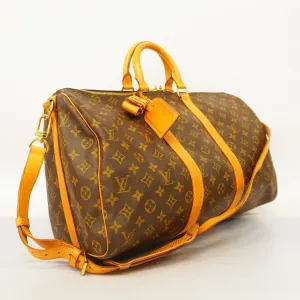 LOUIS VUITTONAuth  Monogram Keepall Bandouliere 45 M41418 Boston Bag