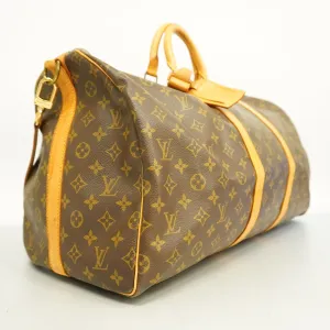 LOUIS VUITTONAuth  Monogram Keepall Bandouliere 55 M41414 Boston Bag