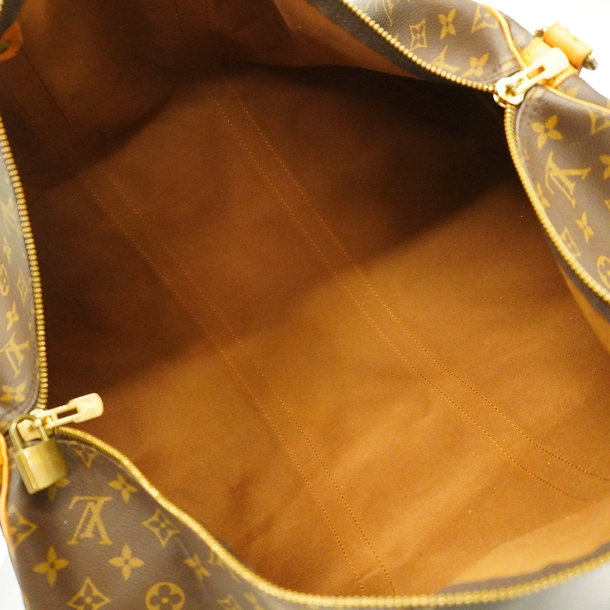 LOUIS VUITTONAuth  Monogram Keepall Bandouliere 55 M41414 Boston Bag