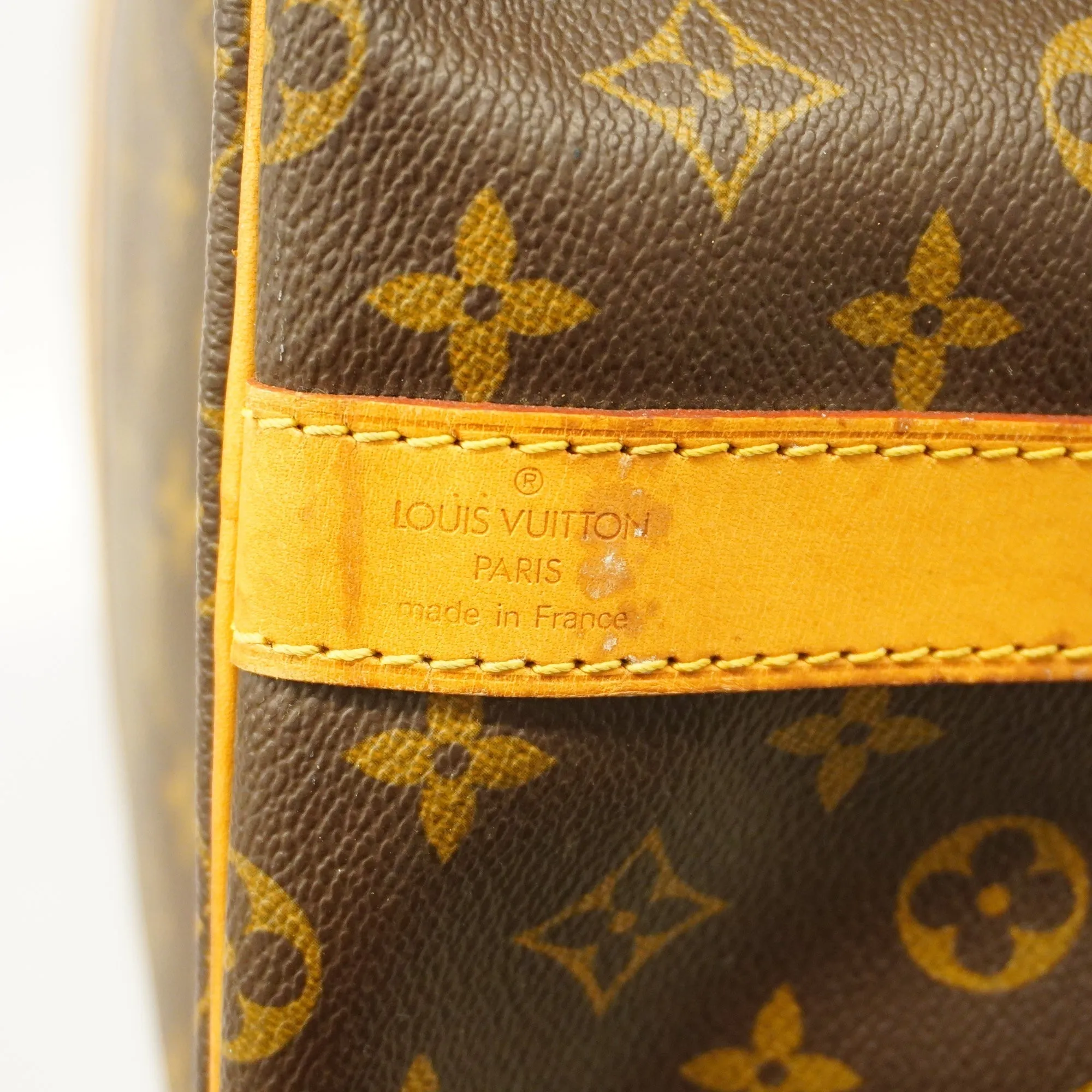 LOUIS VUITTONAuth  Monogram Keepall Bandouliere 55 M41414 Boston Bag