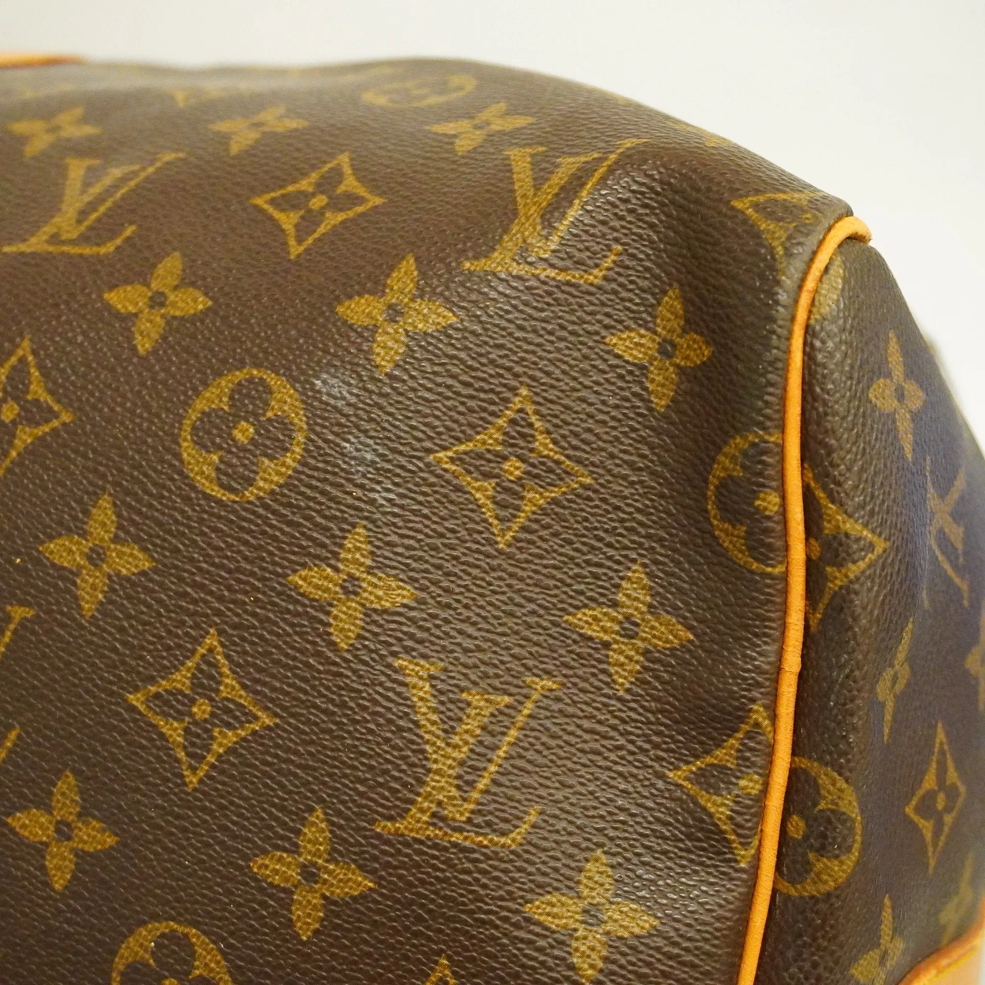 LOUIS VUITTONAuth  Monogram Keepall Bandouliere 55 M41414 Boston Bag