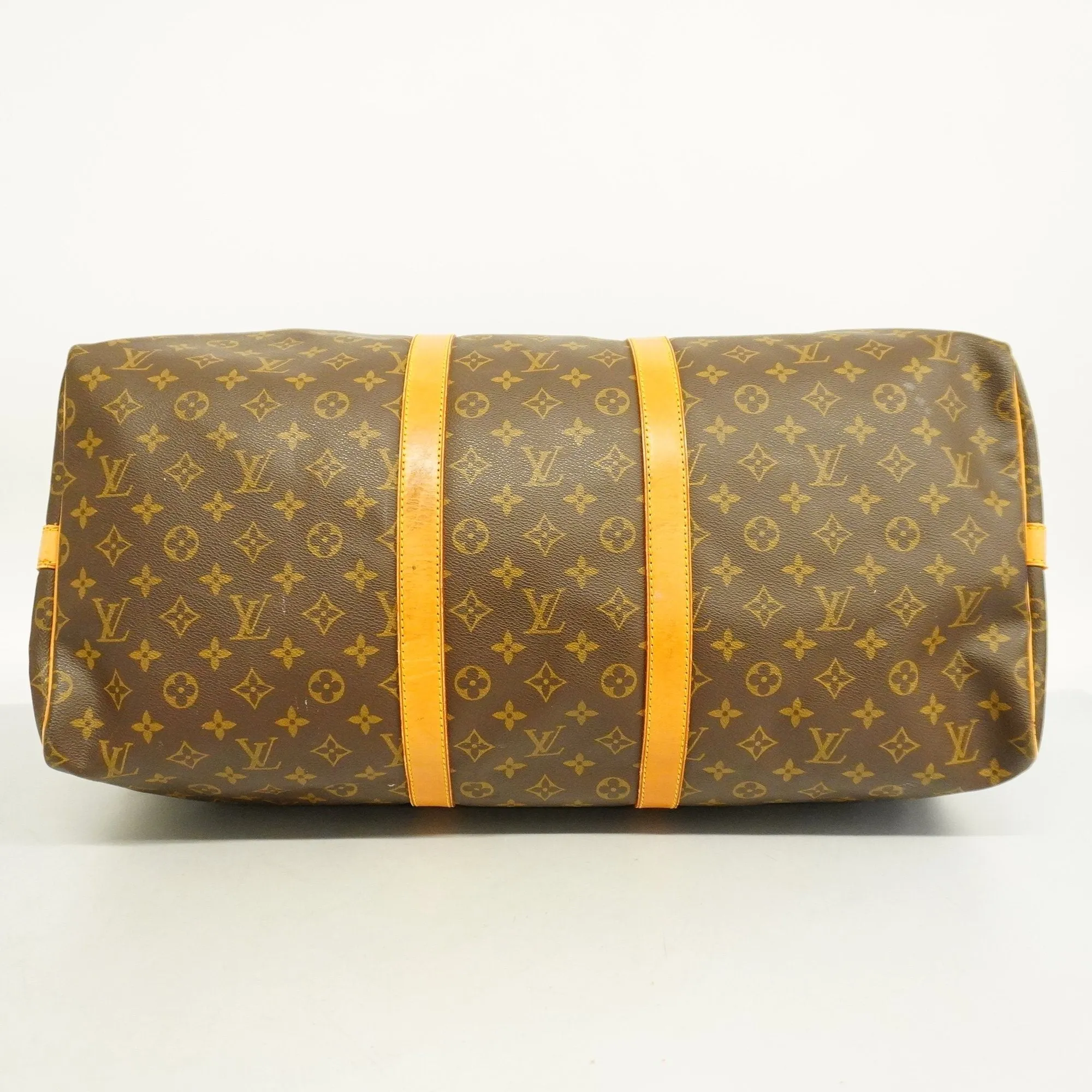 LOUIS VUITTONAuth  Monogram Keepall Bandouliere 55 M41414 Boston Bag