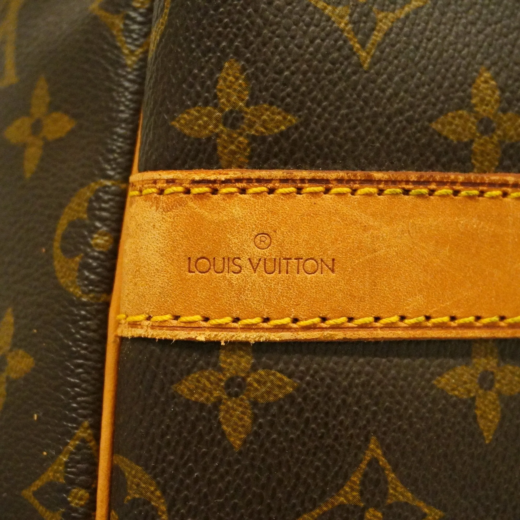 LOUIS VUITTONAuth  Monogram Keepall Bandouliere 55 M41414 Boston Bag