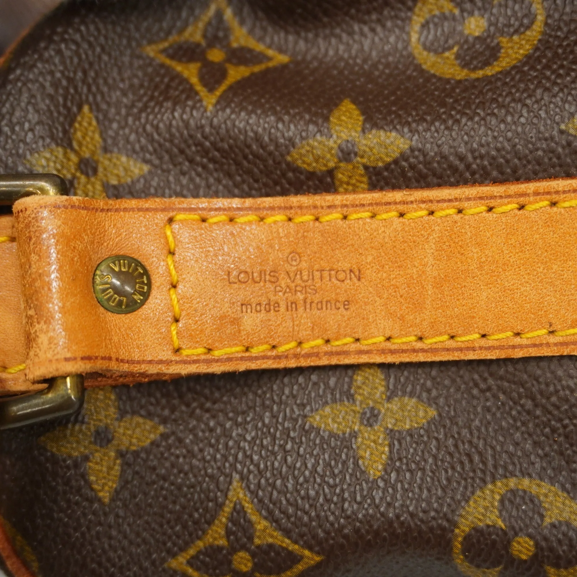LOUIS VUITTONAuth  Monogram Keepall Bandouliere 60 M41412 Boston Bag