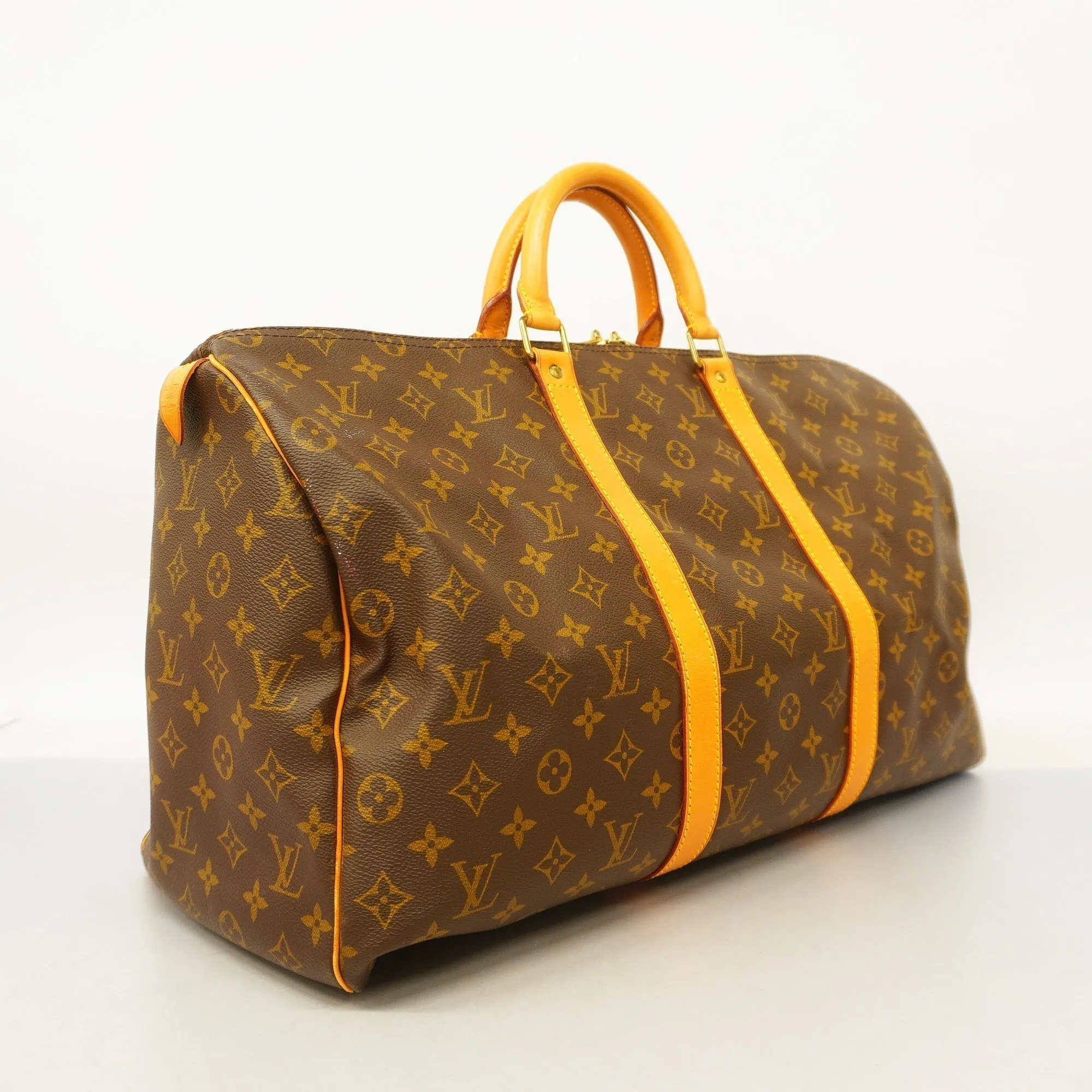 LOUIS VUITTONAuth  Monogram Keepol 50 M41426 Boston Bag