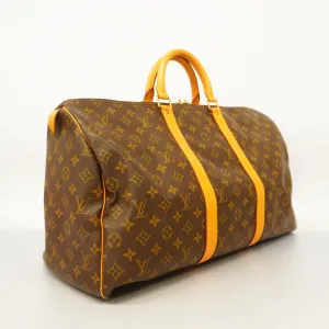 LOUIS VUITTONAuth  Monogram Keepol 50 M41426 Boston Bag