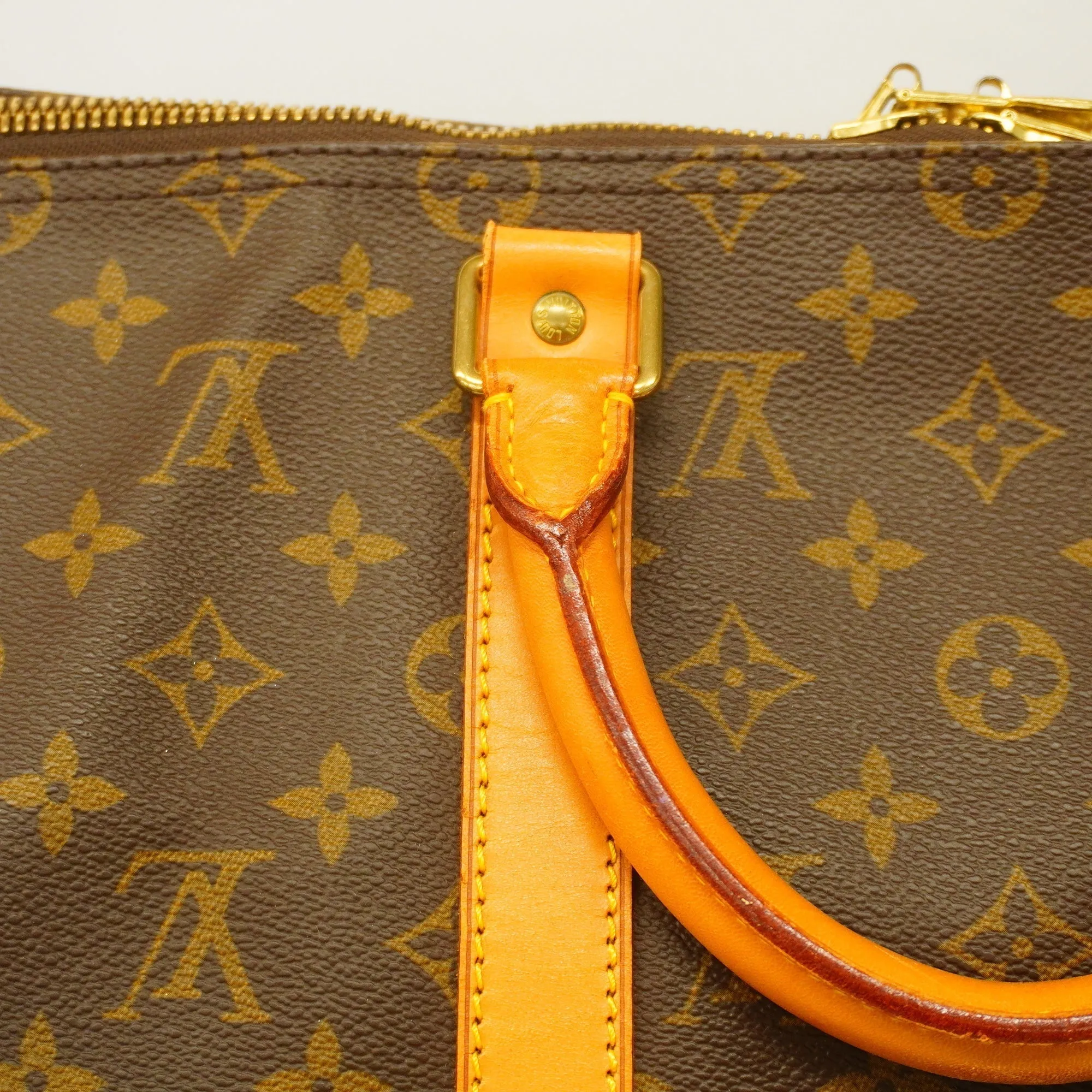 LOUIS VUITTONAuth  Monogram Keepol 50 M41426 Boston Bag