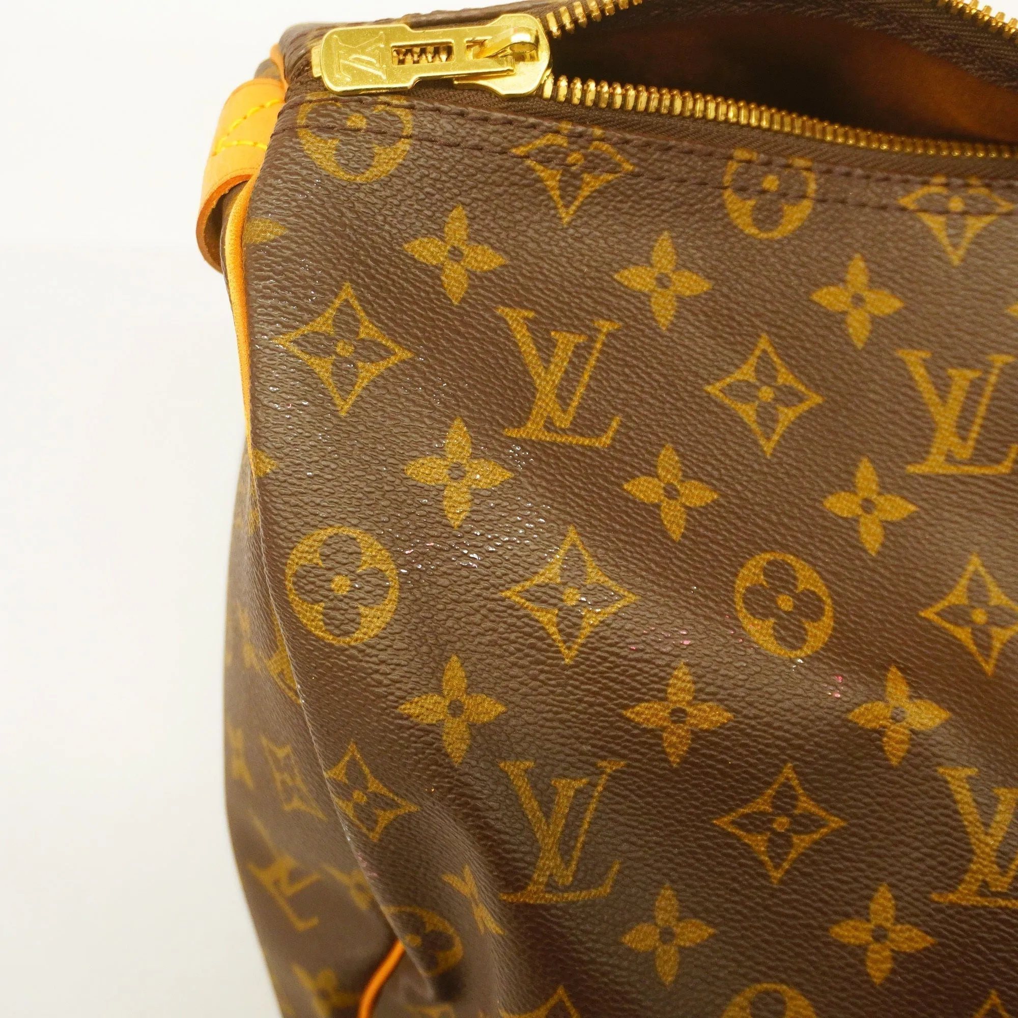 LOUIS VUITTONAuth  Monogram Keepol 50 M41426 Boston Bag