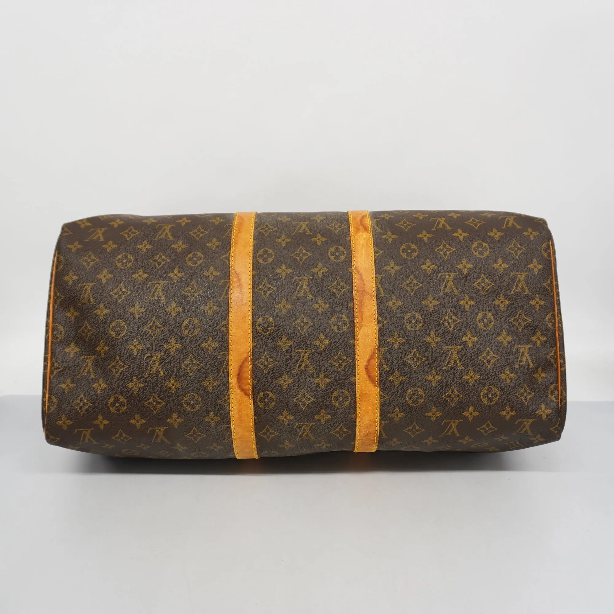 LOUIS VUITTONAuth  Monogram Keepol 55 M41424 Unisex Boston Bag