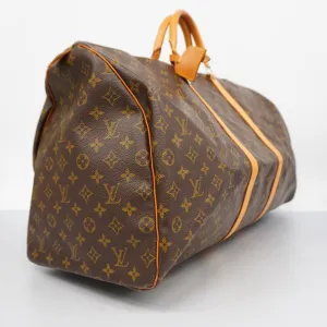 LOUIS VUITTONAuth  Monogram Keepol 60 M41422 Unisex Boston Bag