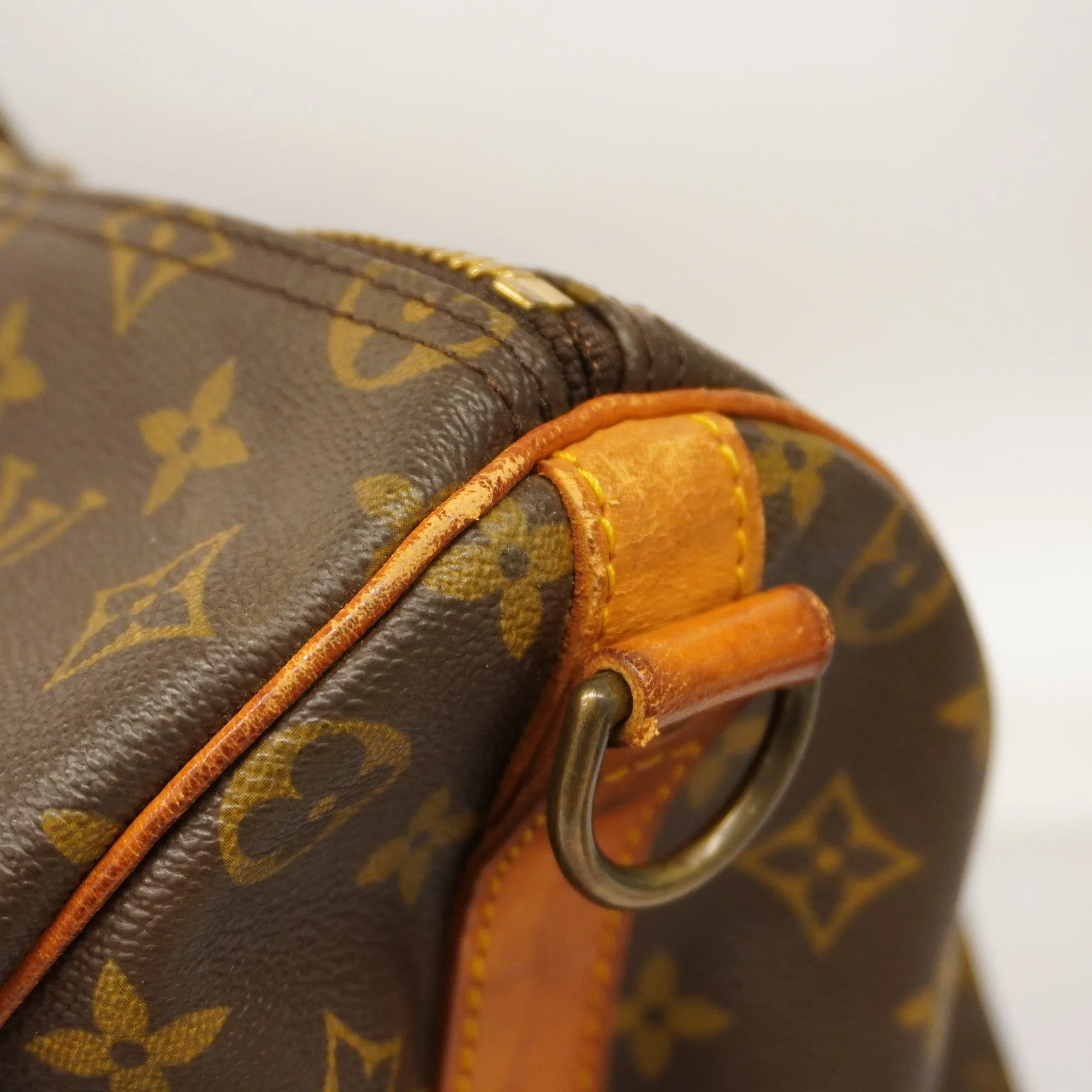 LOUIS VUITTONAuth  Monogram Keepol Bandolier 50 M41416 Boston Bag