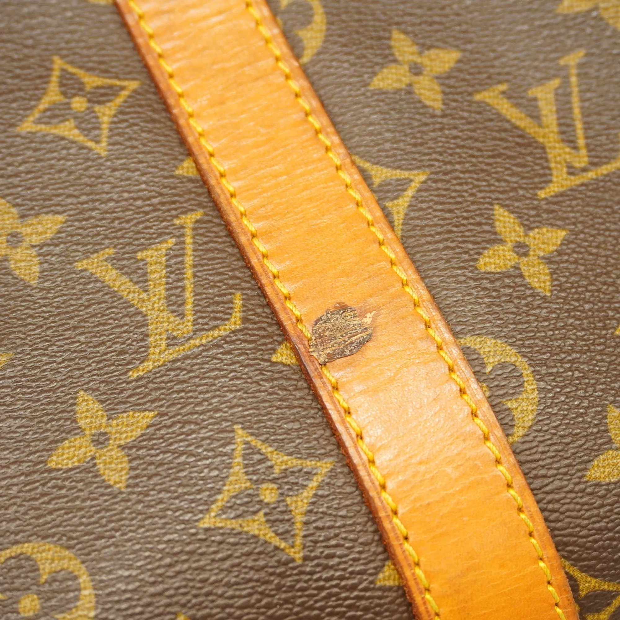 LOUIS VUITTONAuth  Monogram Keepol Bandolier 50 M41416 Boston Bag