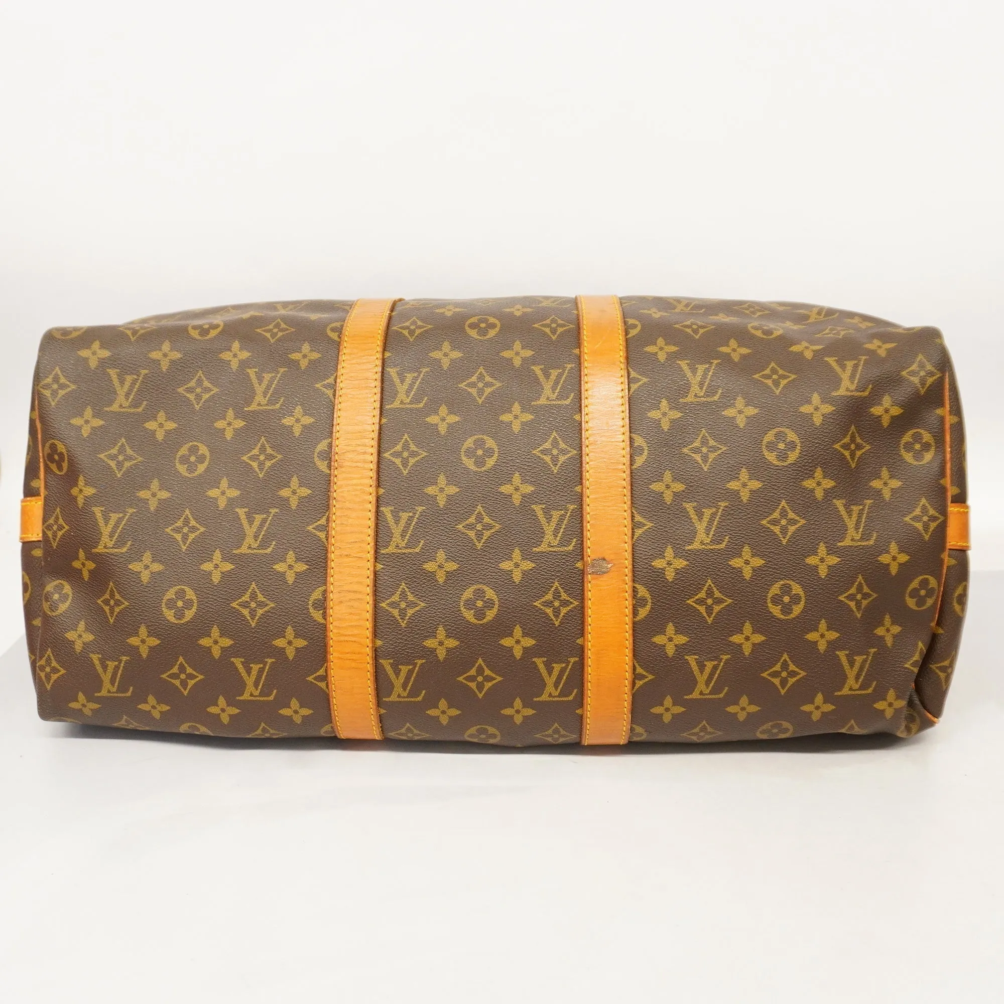 LOUIS VUITTONAuth  Monogram Keepol Bandolier 50 M41416 Boston Bag