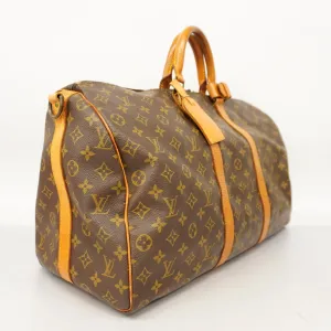 LOUIS VUITTONAuth  Monogram Keepol Bandolier 50 M41416 Boston Bag