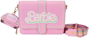 Loungefly Barbie 65th Anniversary Logo Crossbody Bag with Coin Bag