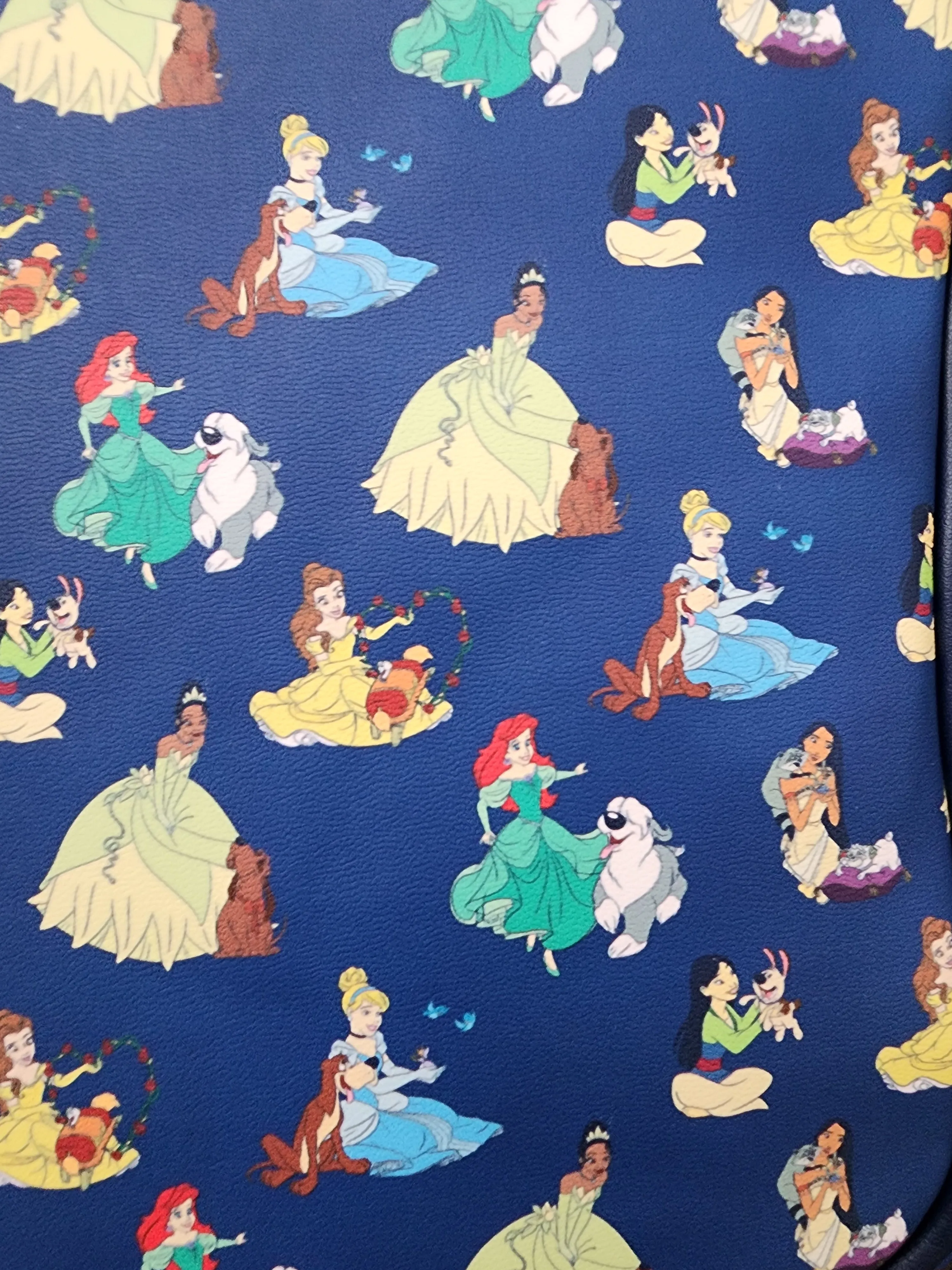 Loungefly Disney Princesses and Their Pets Crossbody Bag