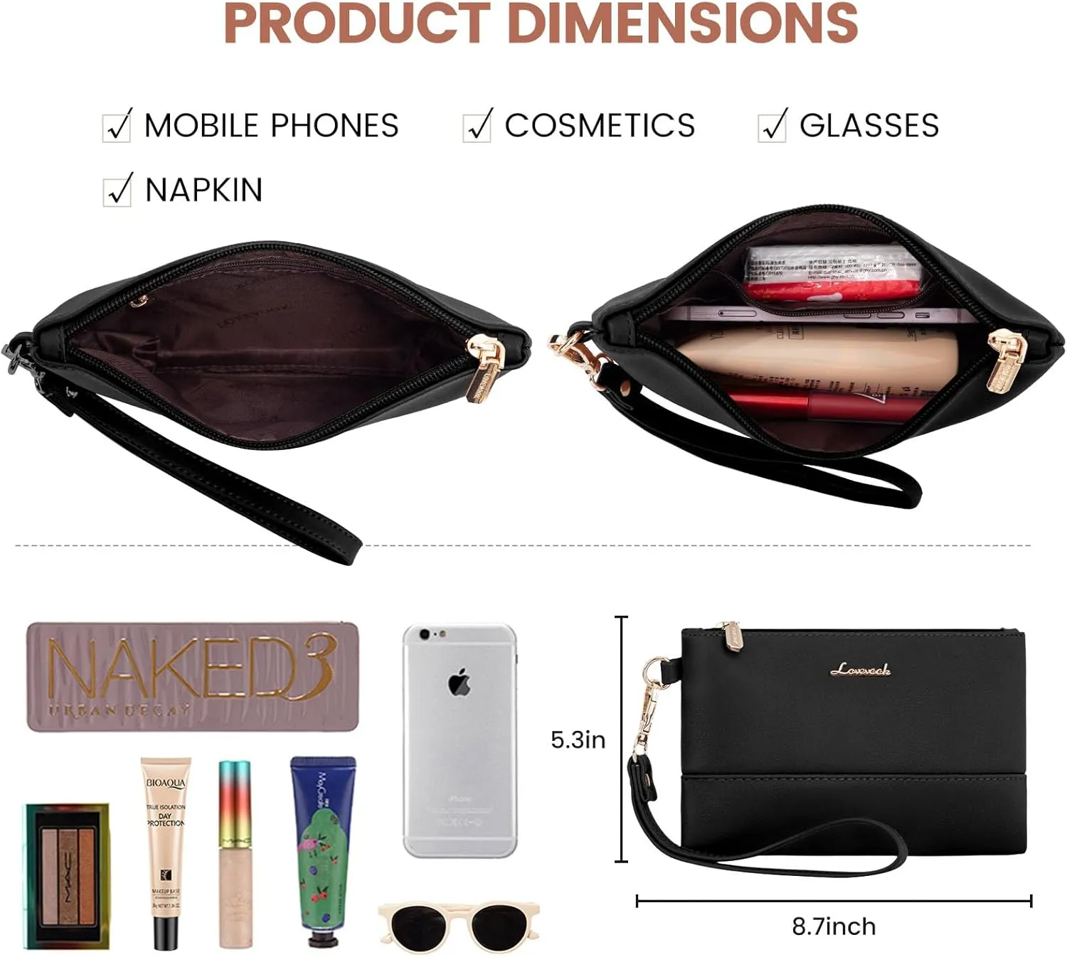 LOVEVOOK Laptop Bag for Women 15.6 inch,Professional Canvas Work Bags Laptop Tote Bag with Cup Holder,Waterproof Laptop Purse Work Tote Computer Briefcase Crossbody Handbag for Teacher Office Travel