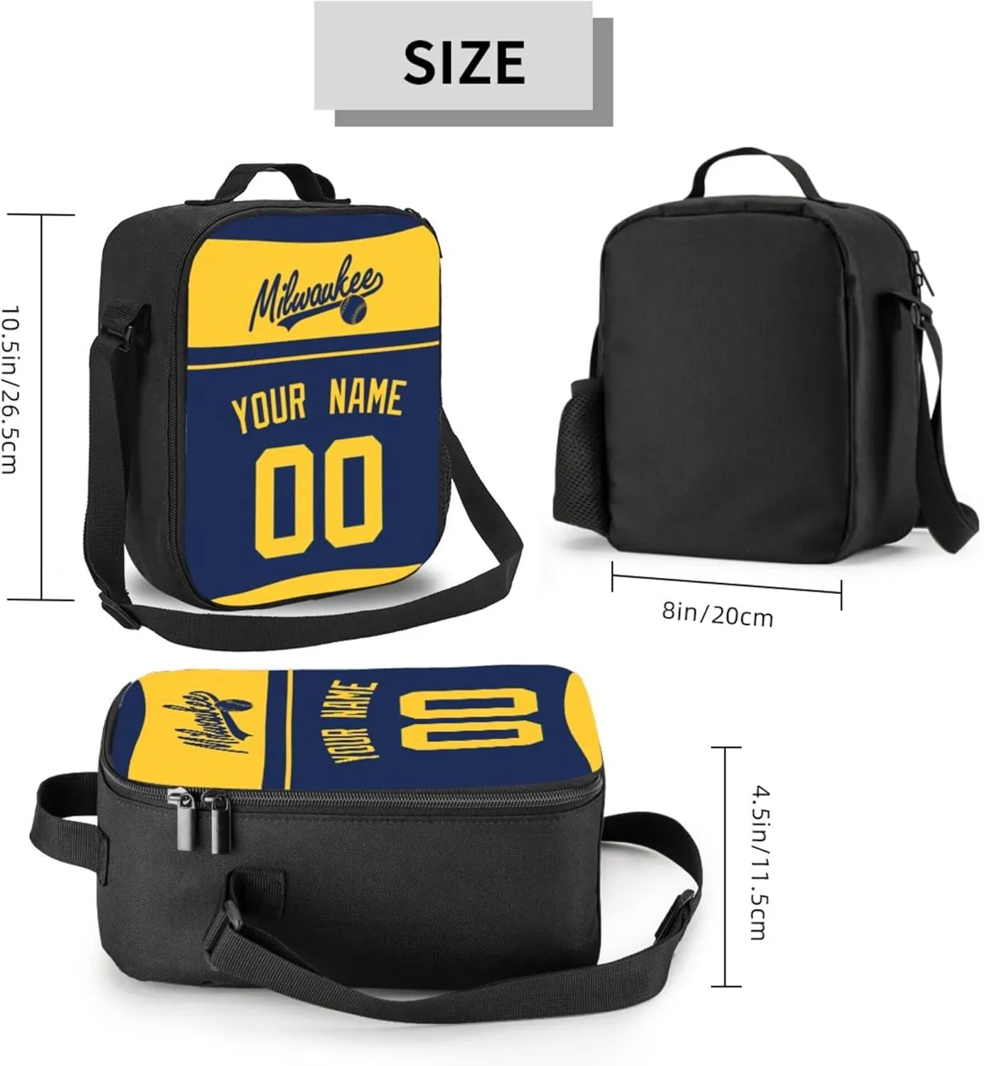 Lunch Bag Milwaukee Personalized Lunch Box Backpack Gifts for Men Women