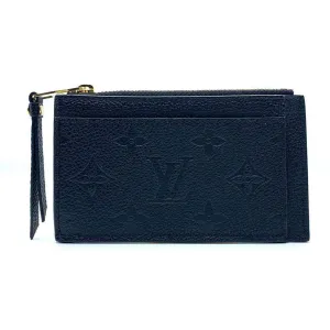 Luxury Canvas Zipped Card Holder