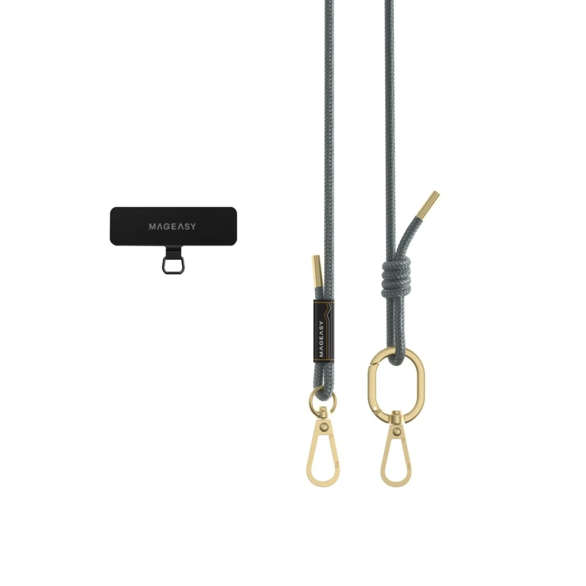 MagEasy 6mm Strap   Strap Card - Phone Lanyard - Misty Blue