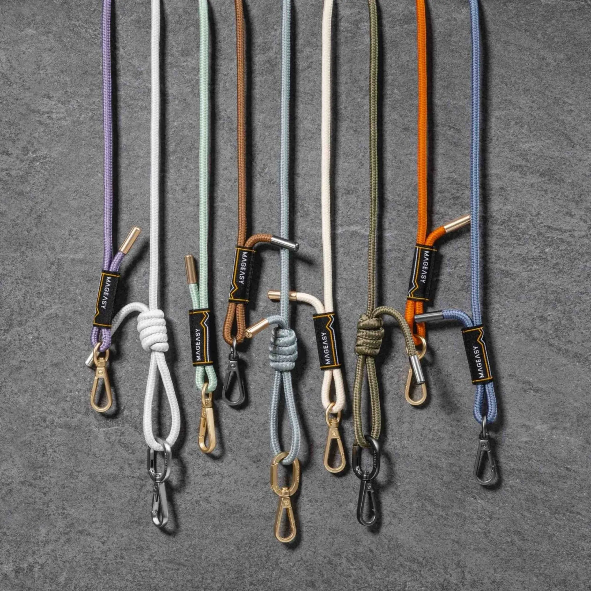 MagEasy 6mm Strap   Strap Card - Phone Lanyard - Misty Blue