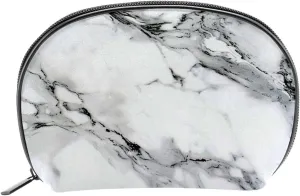 Makeup Bag Organizer,Cosmetic Bags for Women,Classic White Marbling,Small Makeup Pouch