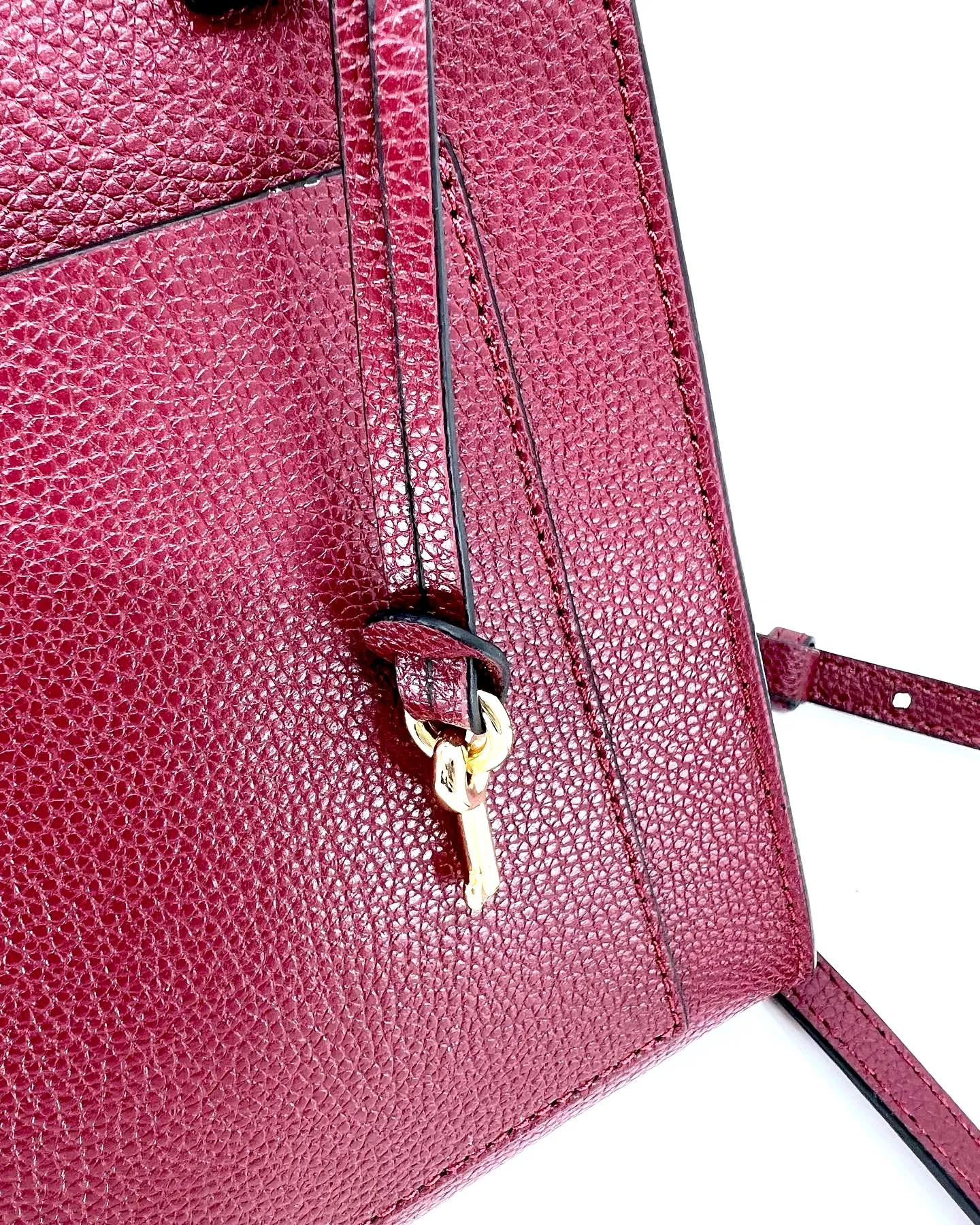 MARC JACOBS MINI GRIND PEBBLED LEATHER CROSSBODY TOTE