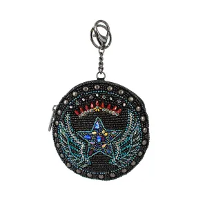 Mary Frances Accessories - Starstruck Rock Beaded Coin Purse