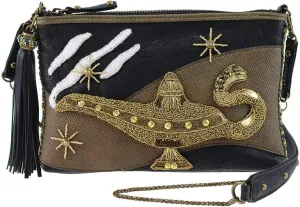 Mary Frances Disney Live Action Aladdin Genie Lamp Mini Handbag Purse, Gold