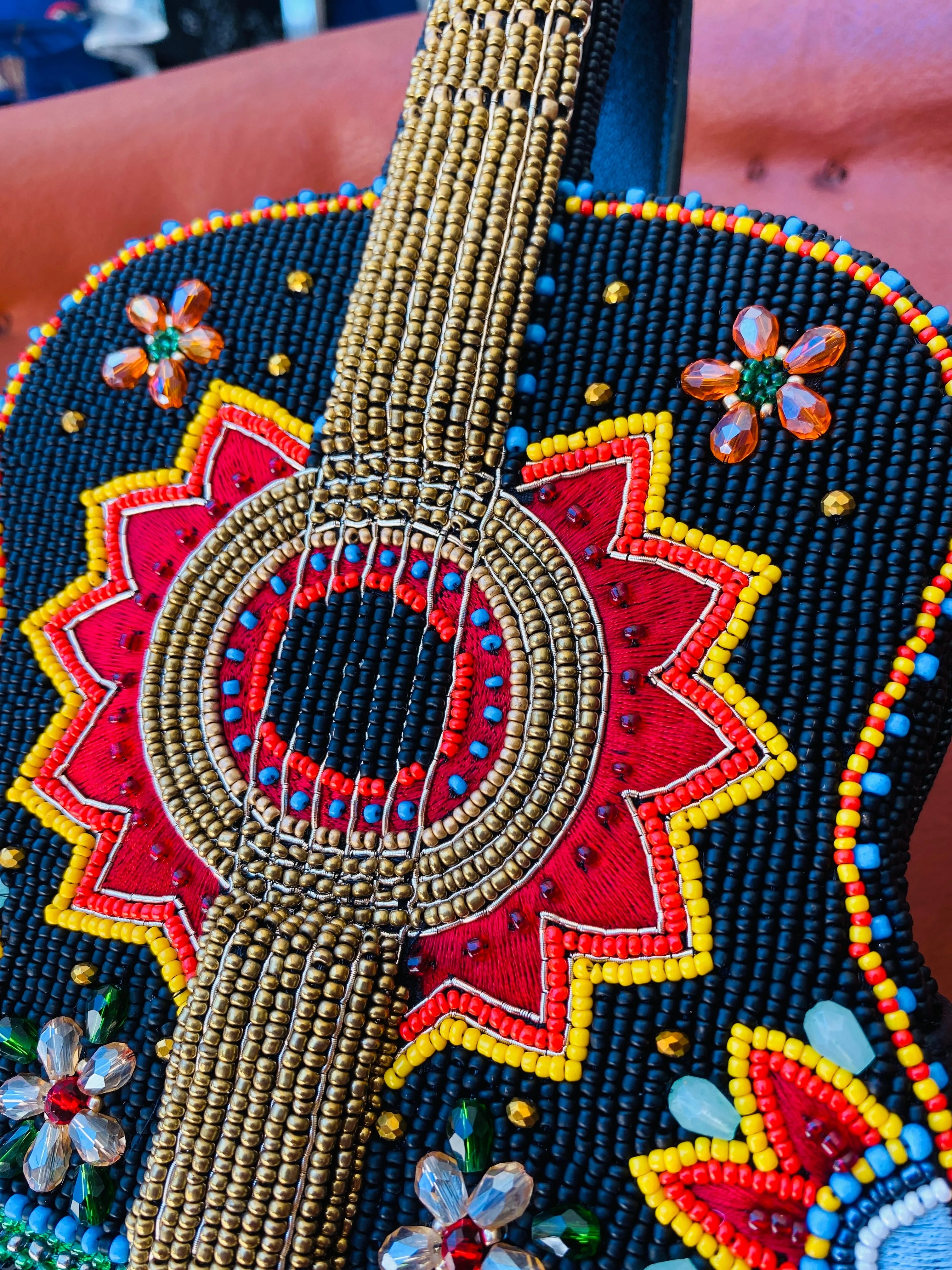 Mary Frances - Embellished Guitar Festival Crossbody Bag