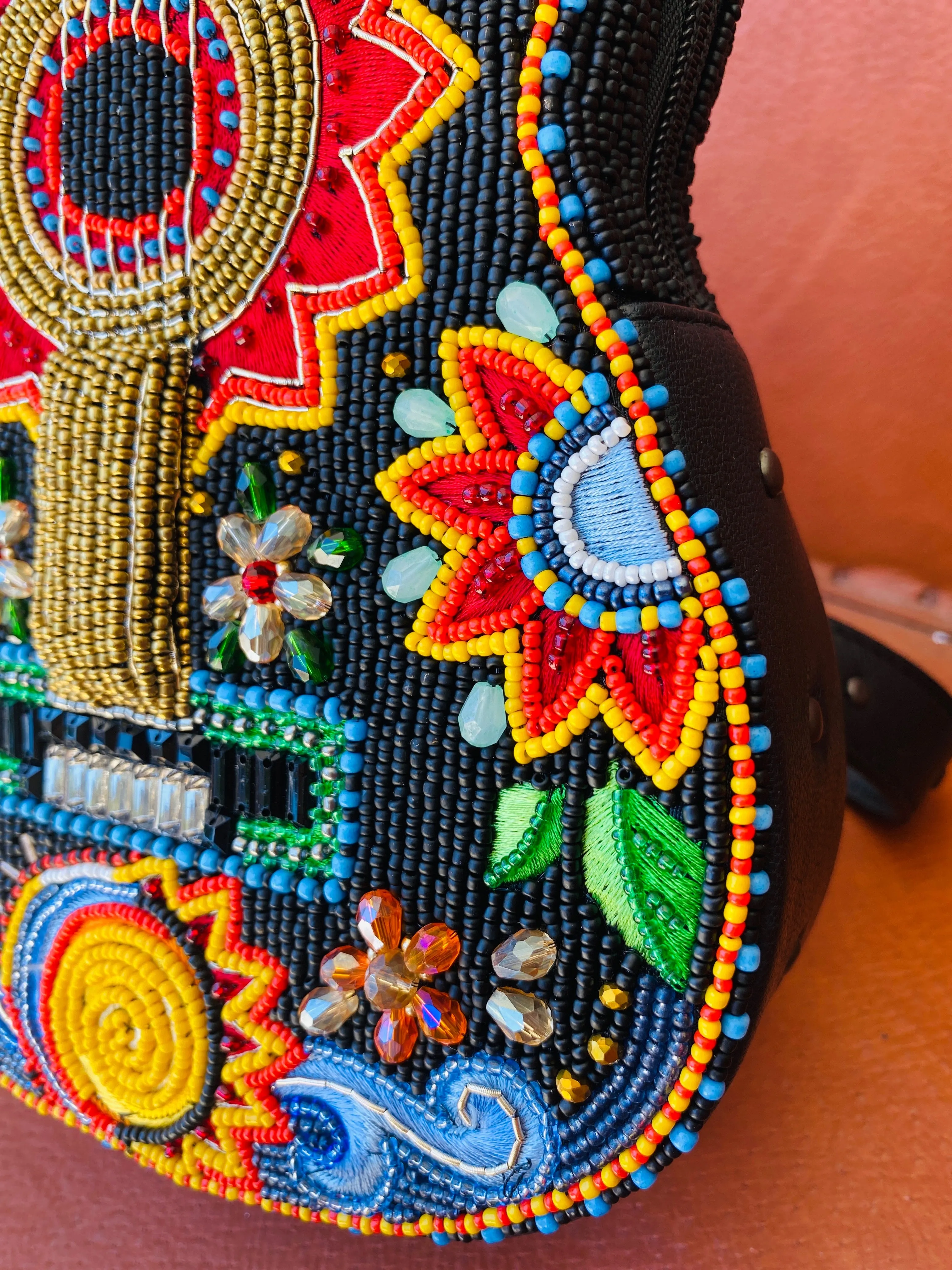 Mary Frances - Embellished Guitar Festival Crossbody Bag
