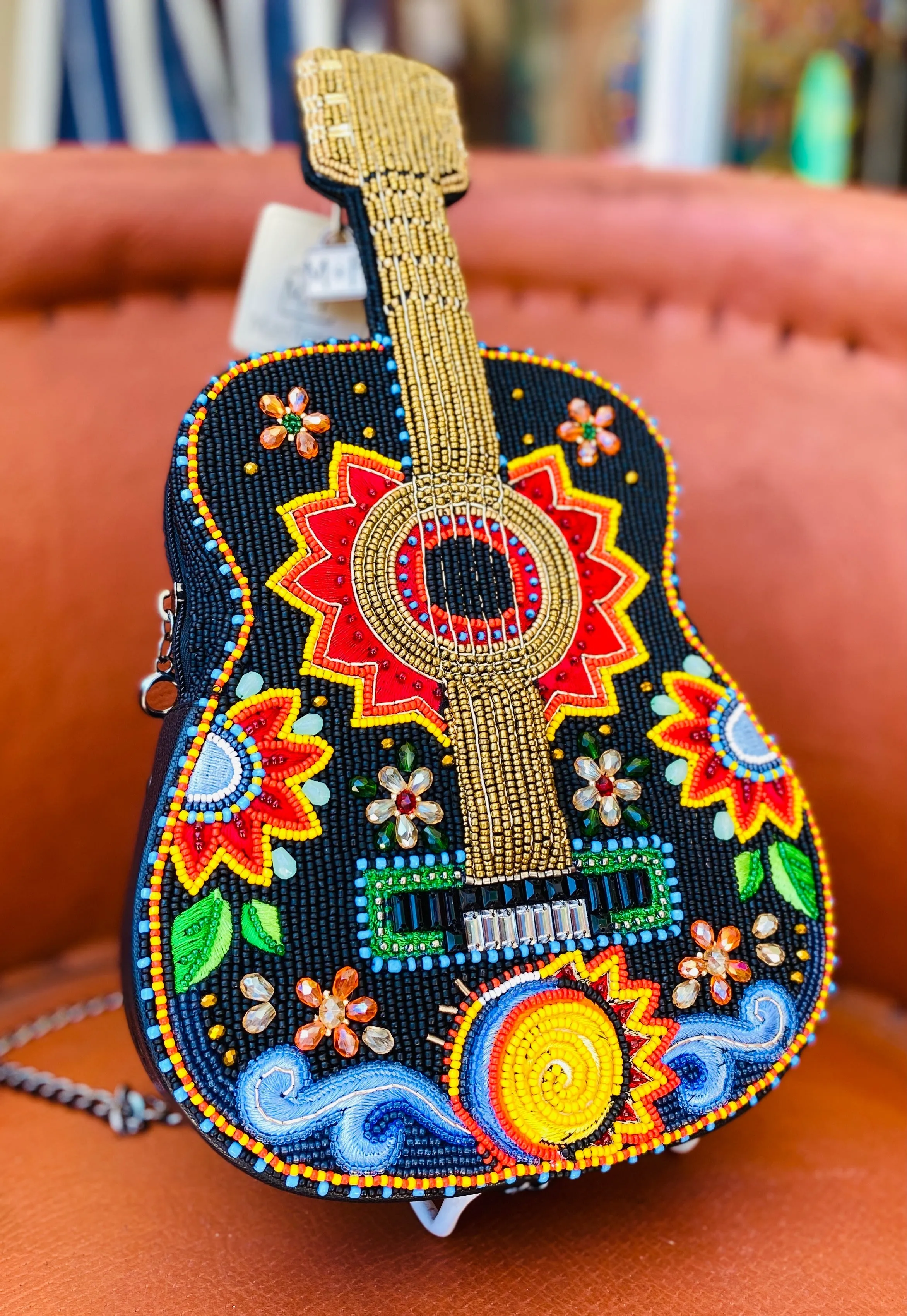 Mary Frances - Embellished Guitar Festival Crossbody Bag
