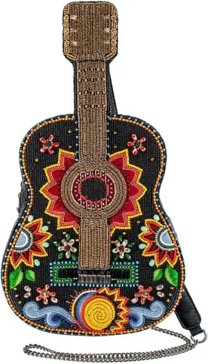 Mary Frances Guitar Festival Crossbody Handbag, Multi