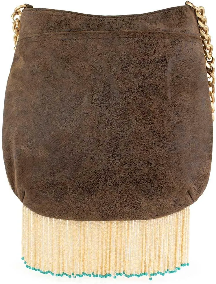 Mary Frances Lone Star Crossbody Clutch, Key Fob & Phone Bag Western Handbag Style, Black & Multi Color Options