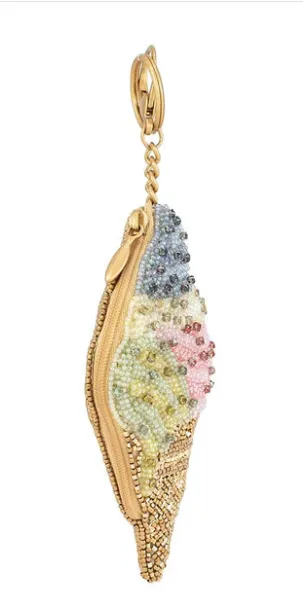 Mary Frances Sugar Cone Coin Purse/ Key Fob
