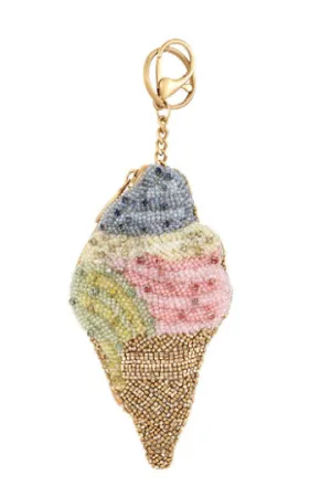 Mary Frances Sugar Cone Coin Purse/ Key Fob
